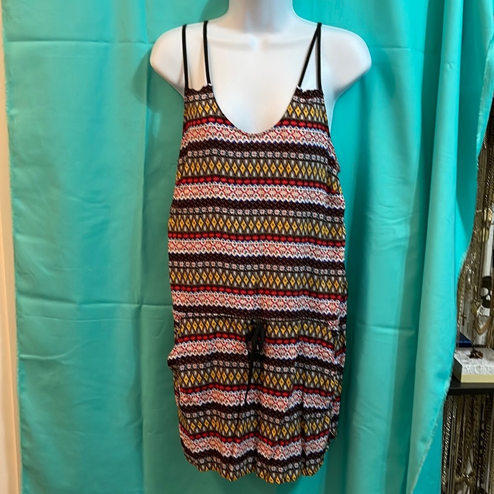Harmony + Havoc Pattern Romper Size L